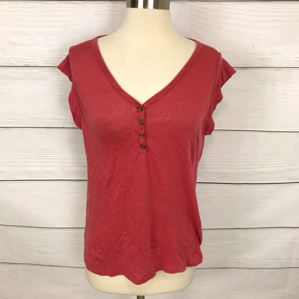 Loft shirt linen old rose size M